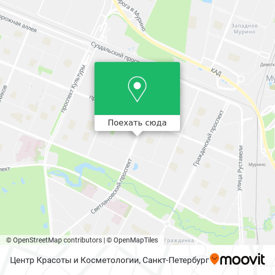 Карта Центр Красоты и Косметологии