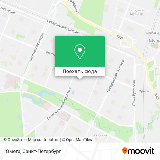 Карта Омега