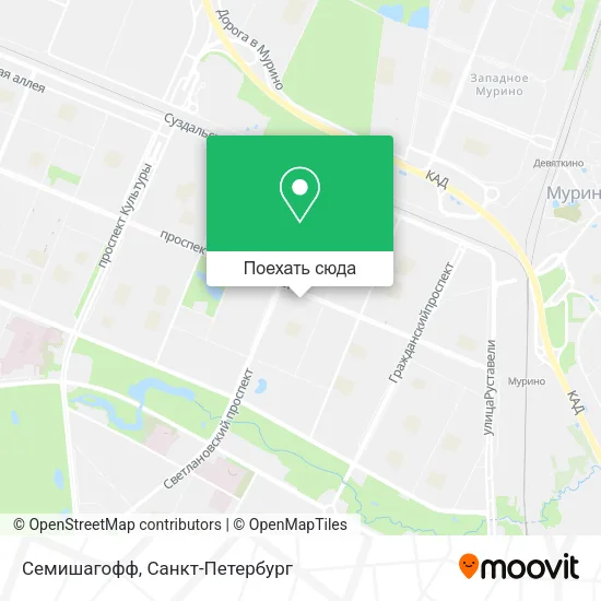 Карта Семишагофф