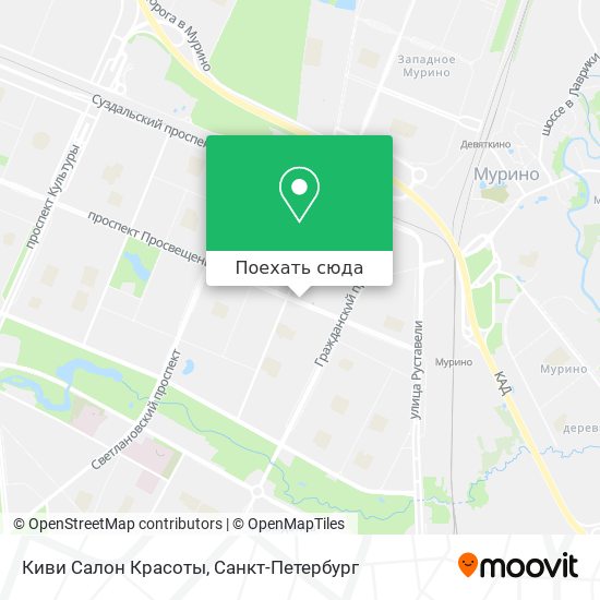 Карта Киви Салон Красоты