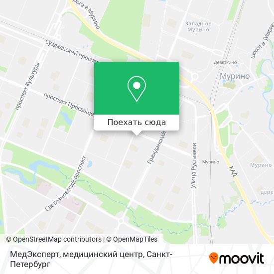 Карта МедЭксперт, медицинский центр