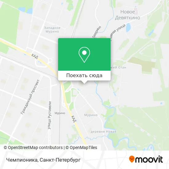 Карта Чемпионика