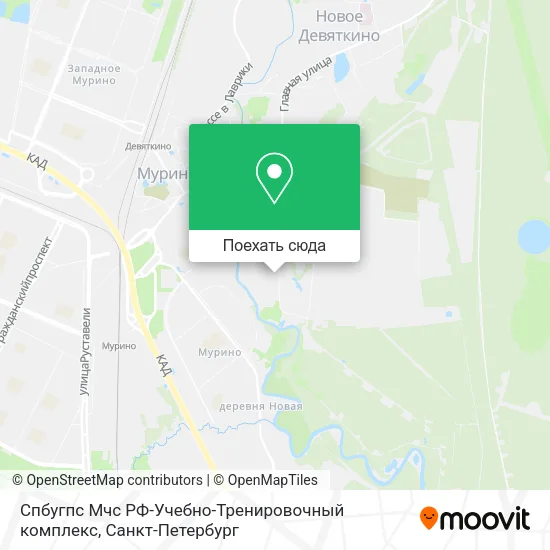 Карта Спбугпс Мчс РФ-Учебно-Тренировочный комплекс