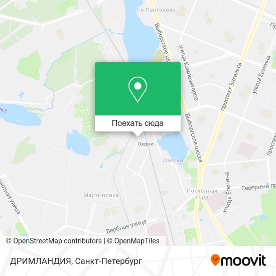Карта ДРИМЛАНДИЯ