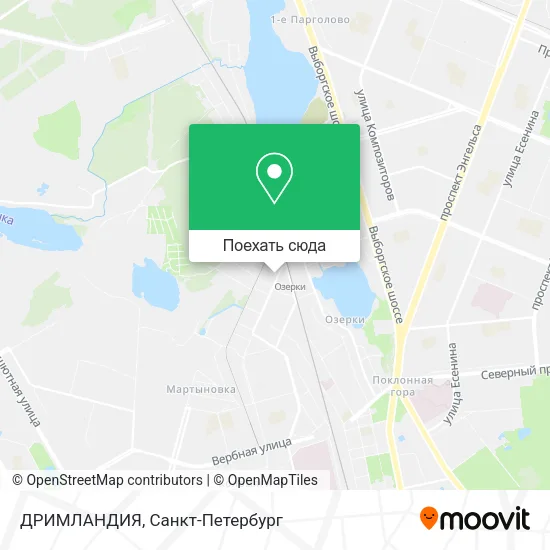 Карта ДРИМЛАНДИЯ