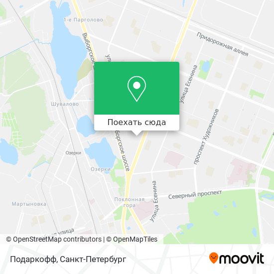 Карта Подаркофф