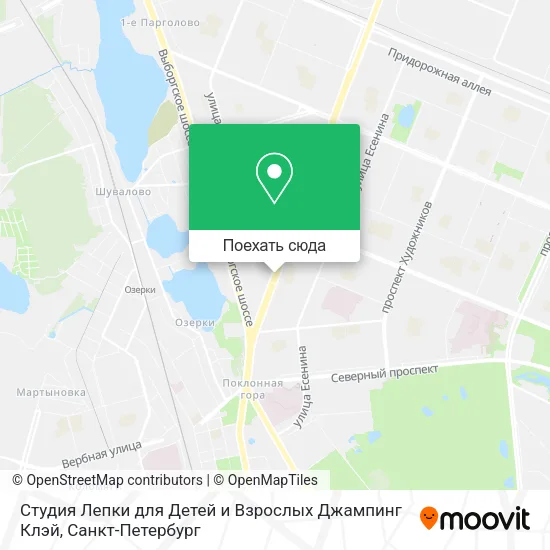 Карта Студия Лепки для Детей и Взрослых Джампинг Клэй