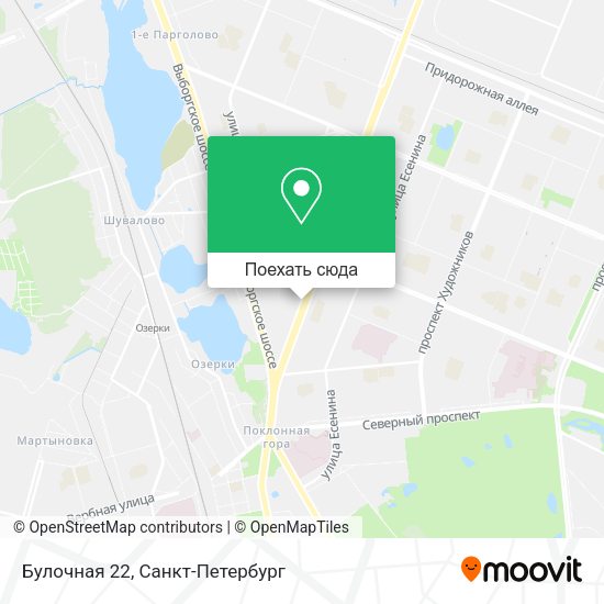 Карта Булочная 22
