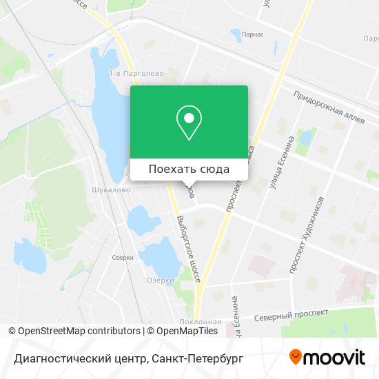Карта Диагностический центр