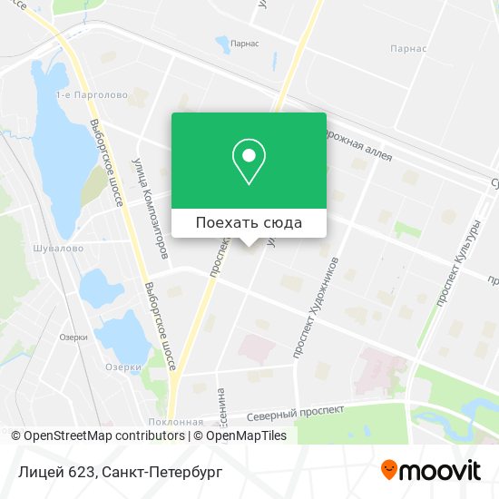 Карта Лицей 623