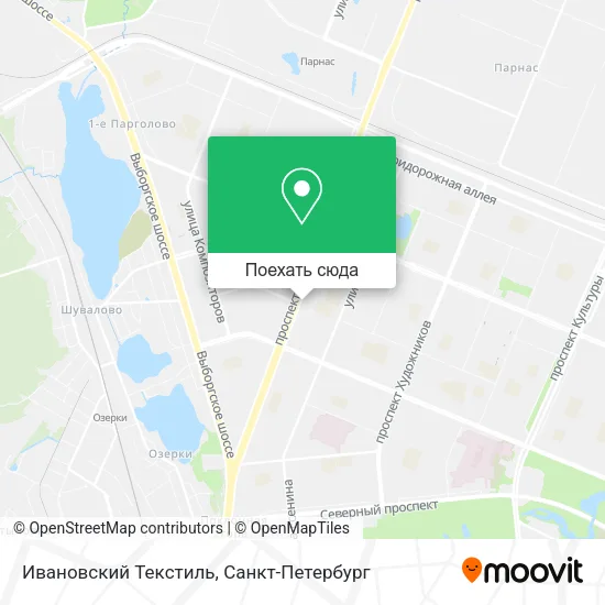 Карта Ивановский Текстиль