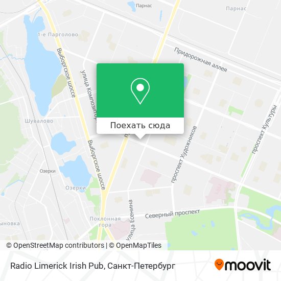Карта Radio Limerick Irish Pub