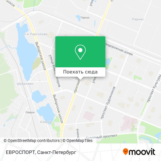 Карта ЕВРОСПОРТ