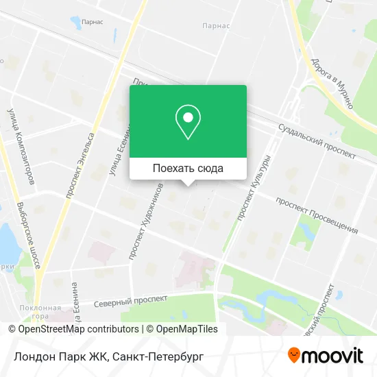 Карта Лондон Парк ЖК