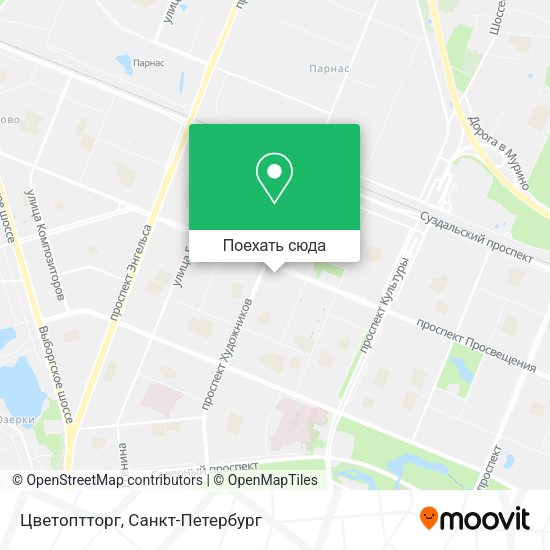 Карта Цветоптторг