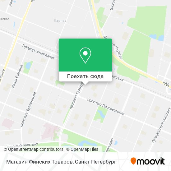 Карта Магазин Финских Товаров
