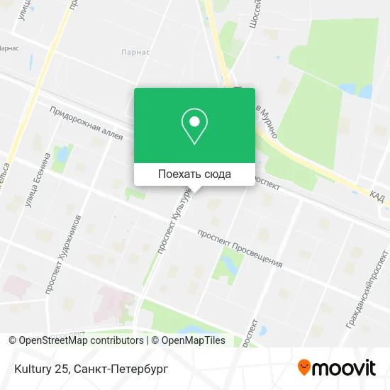 Карта Kultury 25