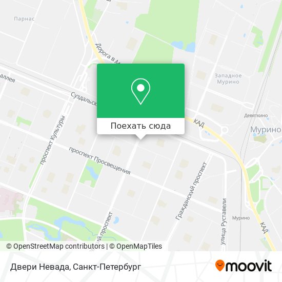 Карта Двери Невада