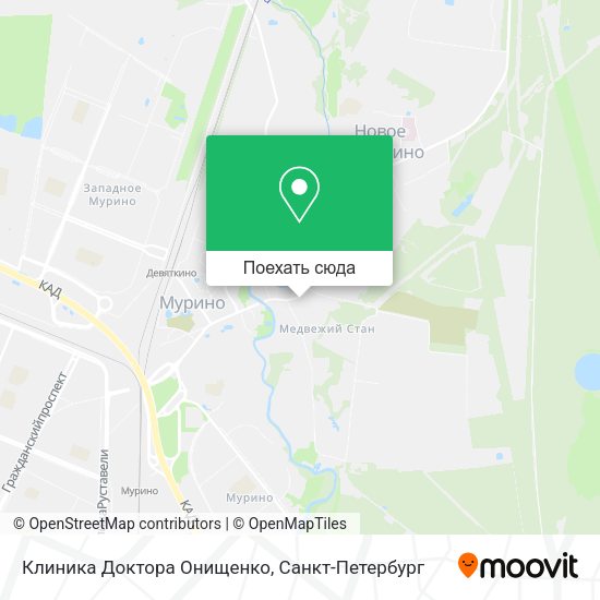 Карта Клиника Доктора Онищенко