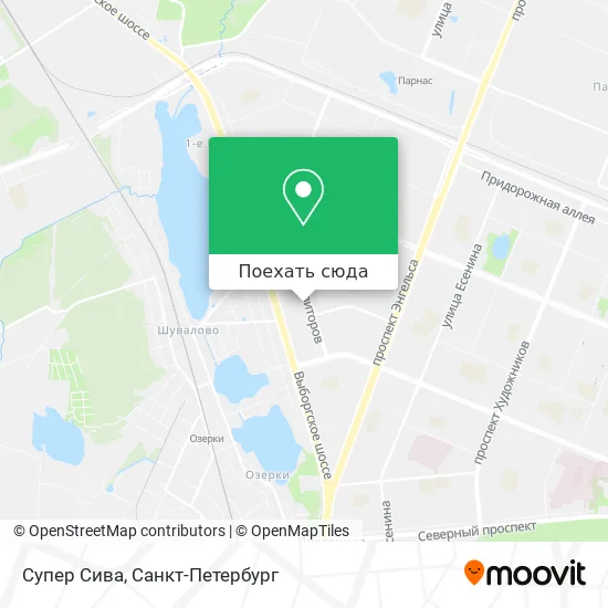 Карта Супер Сива