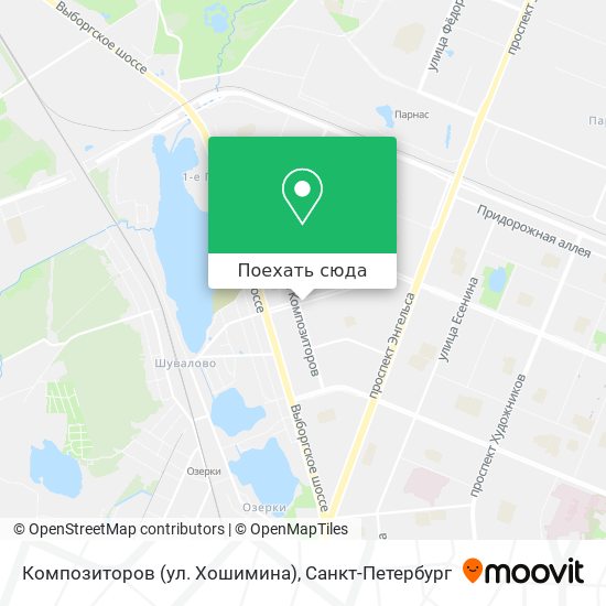 Карта Композиторов (ул. Хошимина)