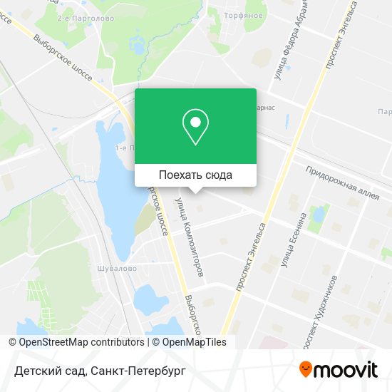 Карта Детский сад