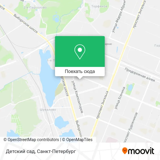 Карта Детский сад