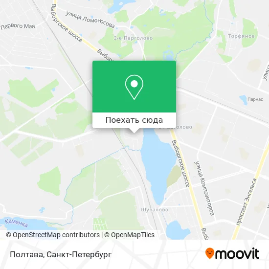 Карта Полтава