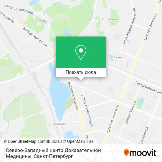 Карта Северо-Западный центр Доказательной Медицины
