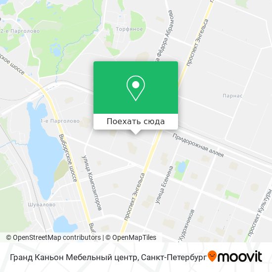 Карта Гранд Каньон Мебельный центр