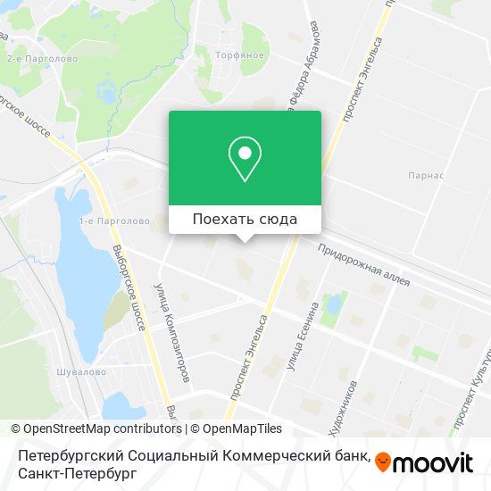Карта Петербургский Социальный Коммерческий банк