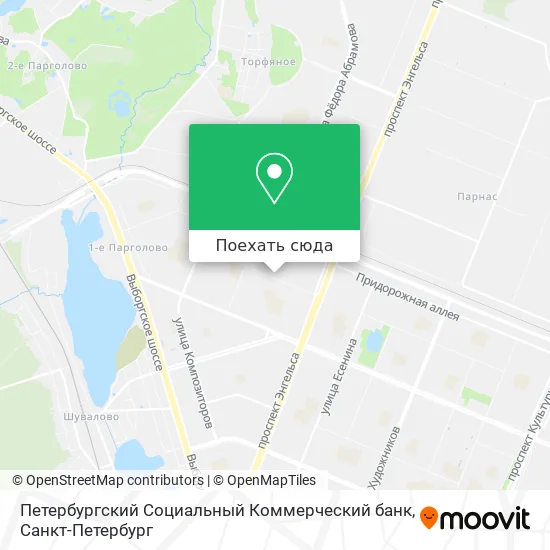 Карта Петербургский Социальный Коммерческий банк