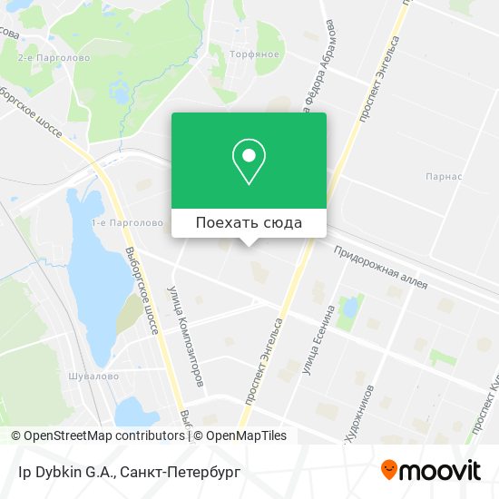 Карта Ip Dybkin G.A.
