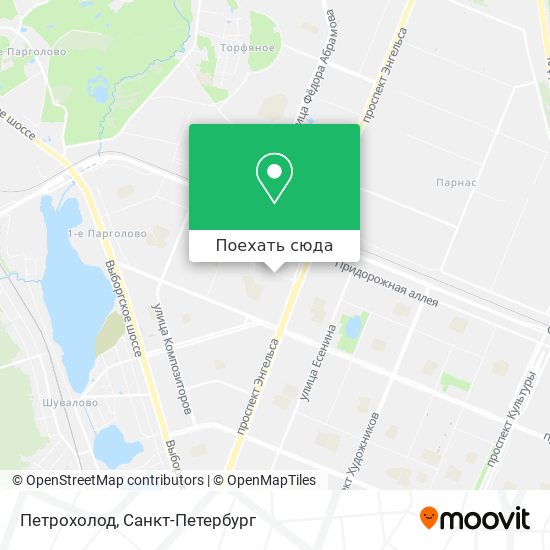 Карта Петрохолод