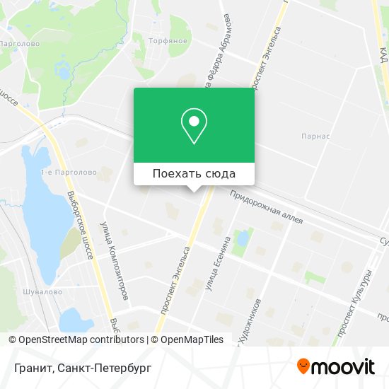 Карта Гранит