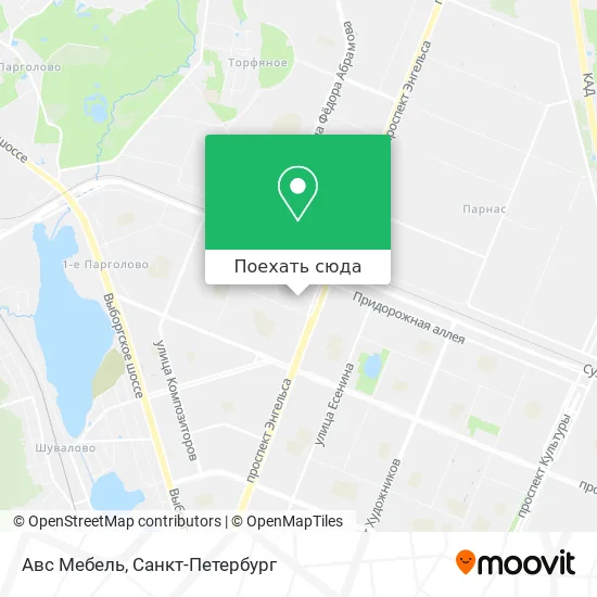 Карта Авс Мебель