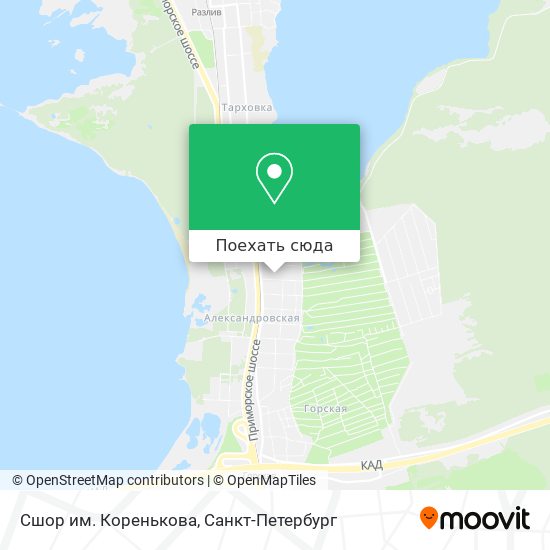 Карта Сшор им. Коренькова
