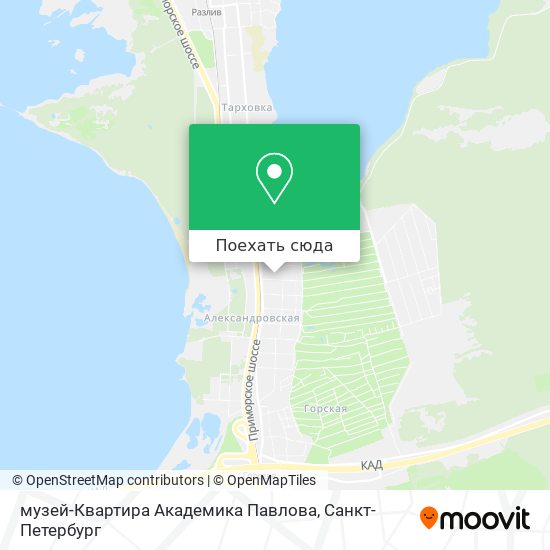 Карта музей-Квартира Академика Павлова