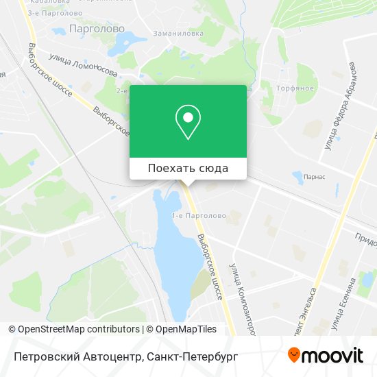 Карта Петровский Автоцентр