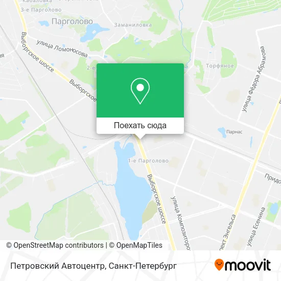 Карта Петровский Автоцентр
