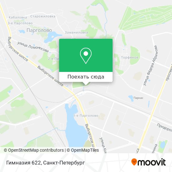 Карта Гимназия 622