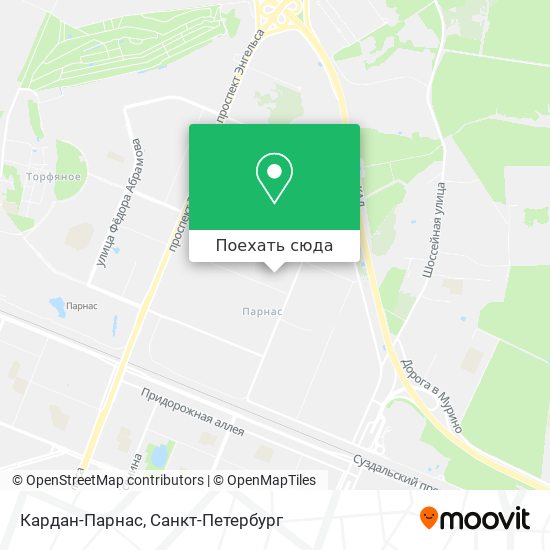 Карта Кардан-Парнас