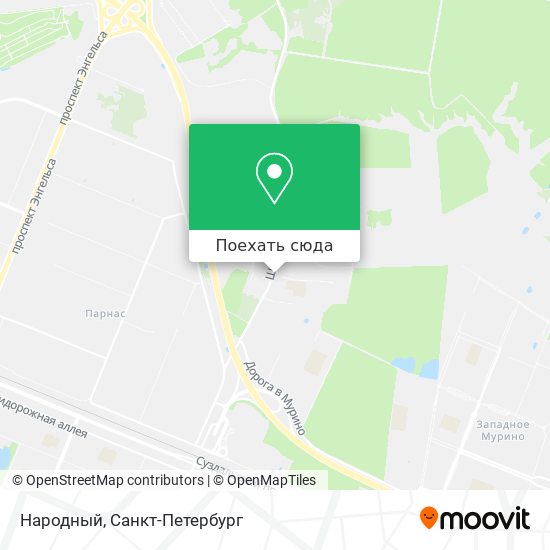 Карта Народный
