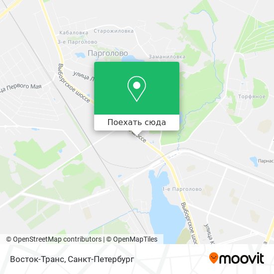 Карта Восток-Транс
