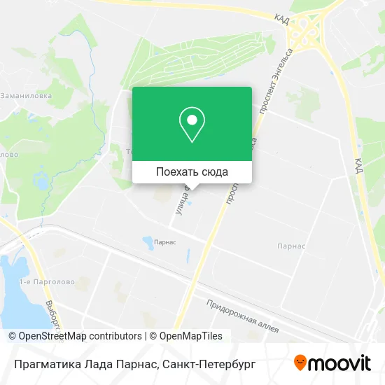 Карта Прагматика Лада Парнас