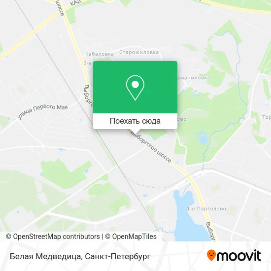 Карта Белая Медведица