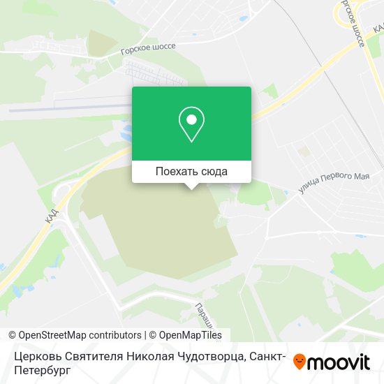 Карта Церковь Святителя Николая Чудотворца