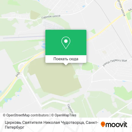 Карта Церковь Святителя Николая Чудотворца