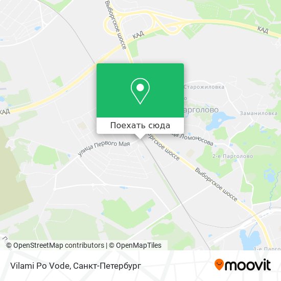 Карта Vilami Po Vode