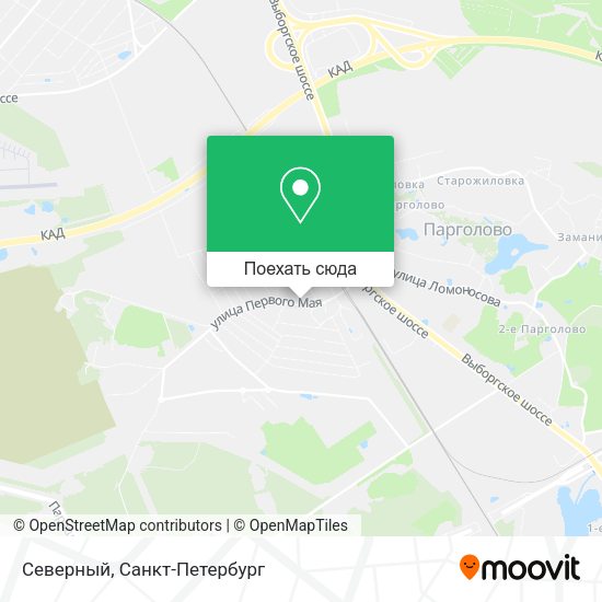 Карта Северный